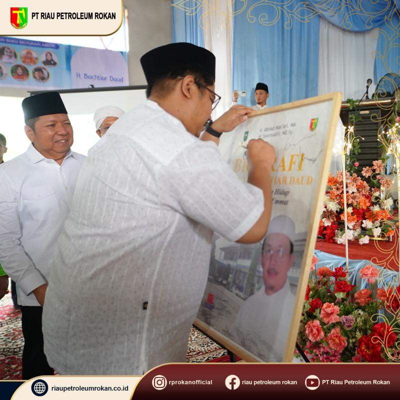 Direktur PT Riau Petroleum Rokan Hadiri Haul Abuya H. Bachtiar Daud ke-18 di Kampar